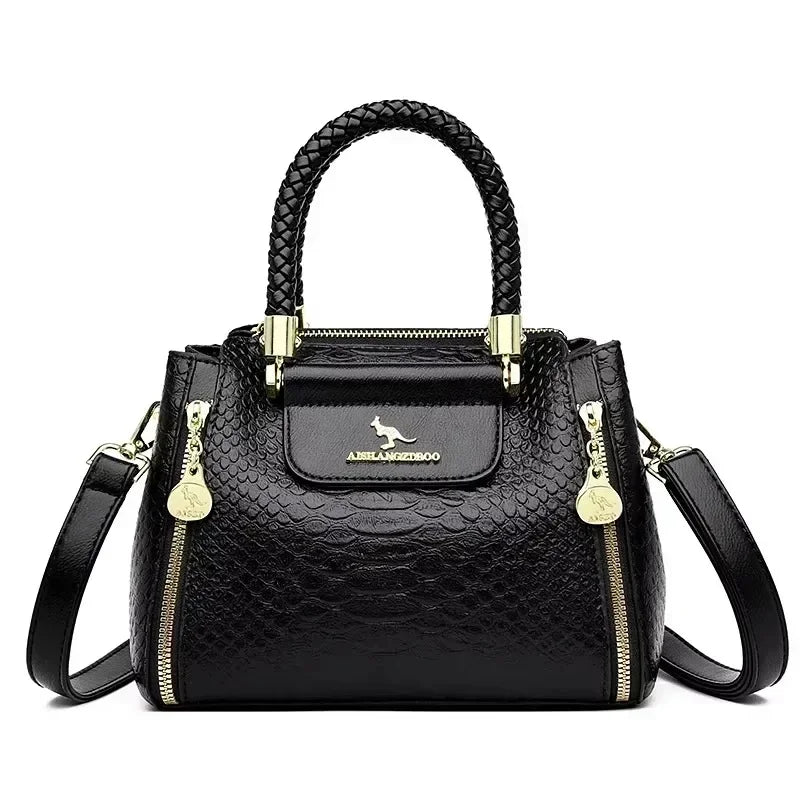 Giulietta Luxury Soft Leather Handbags — Fashionable Print, Large Capacity Shoulder & Crossbody Bags