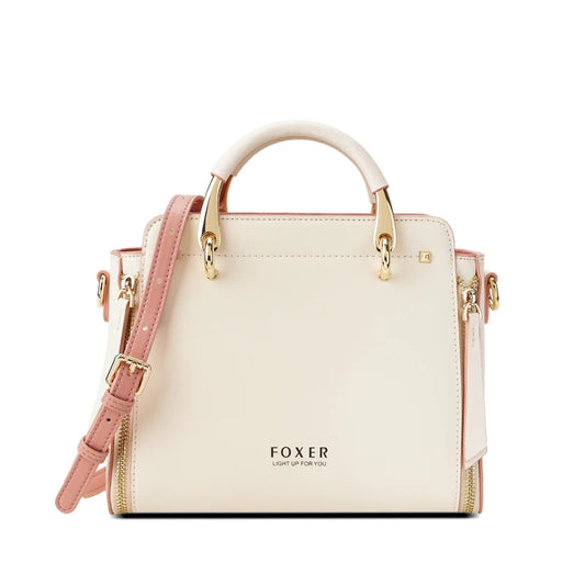 Giulietta – FOXER Women's Split Leather Shoulder Bag, Stylish Large-Capacity Crossbody"