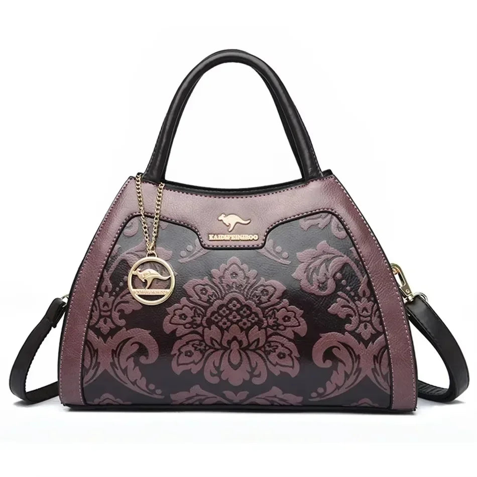 Giulietta Luxury Soft Leather Handbags — Fashionable Print, Large Capacity Shoulder & Crossbody Bags