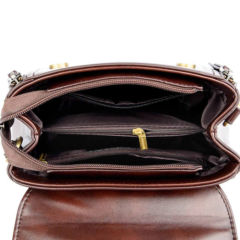 Giulietta – Elegant Soft Leather Top Handle & Crossbody Bag for Women, Luxury Shoulder Messenger Purse