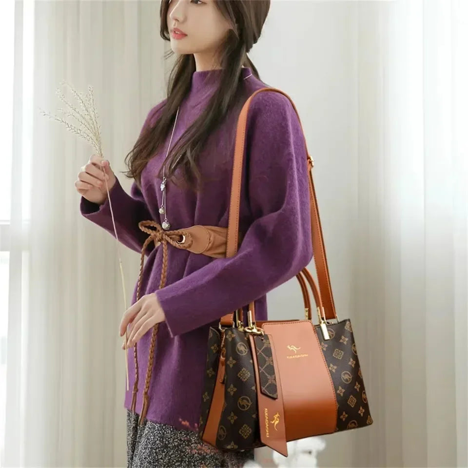 Giulietta Luxury Soft Leather Handbags — Fashionable Print, Large Capacity Shoulder & Crossbody Bags