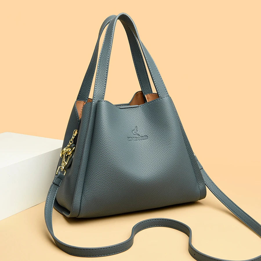 Giulietta Large Capacity Soft Leather Handbags — Chic Top-Handle, Shoulder & Crossbody Bags for Women