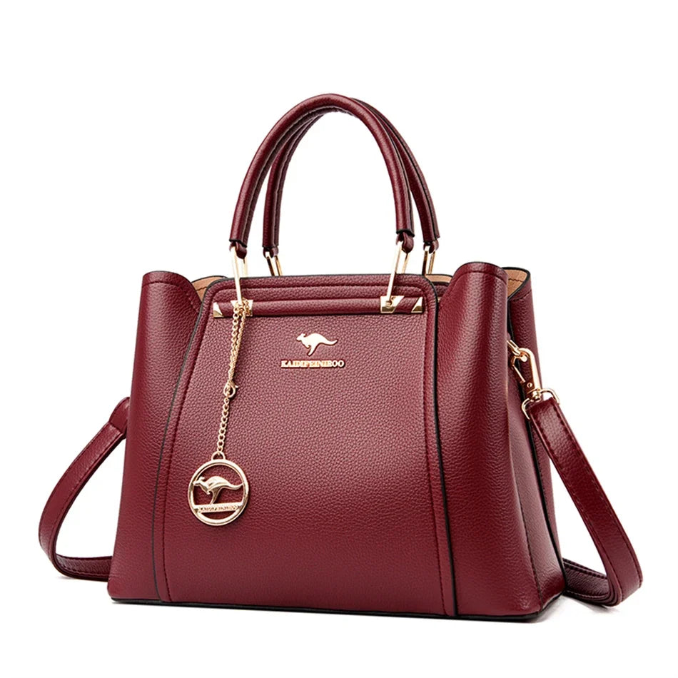 Giulietta – Premium CityStyle Leather Bag with Triple Compartments, Spacious Women’s Tote & Crossbody