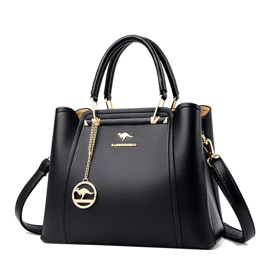 Giulietta – Premium CityStyle Leather Bag with Triple Compartments, Spacious Women’s Tote & Crossbody